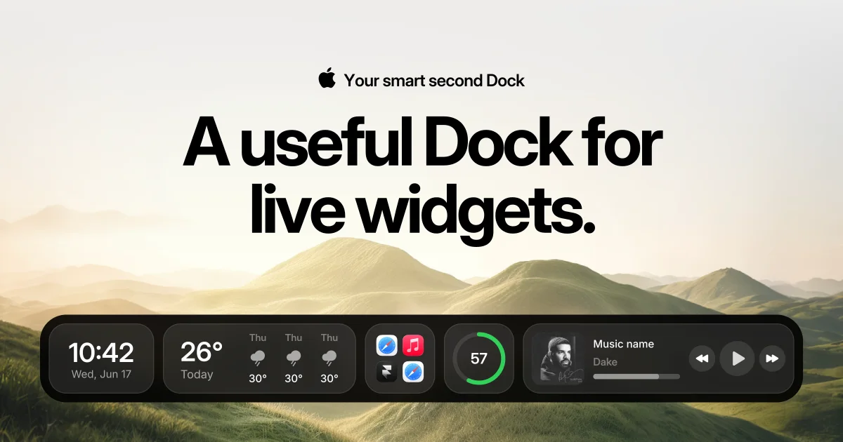 CoolDock - Your smart second dock of widgets