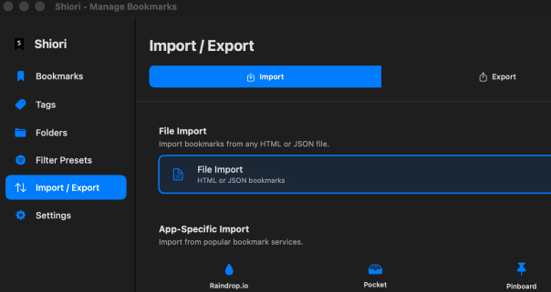 Import or Start Fresh